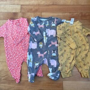 Newborn one piece set of 3